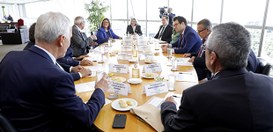 Foto: Alejandro Zambrana/Secom/TSE - Reunião com Presidentes dos TREs - 23.04.2025