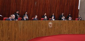 Foto: Alejandro Zambrana/Secom/TSE - Sessão plenária do TSE - 12.03.2026