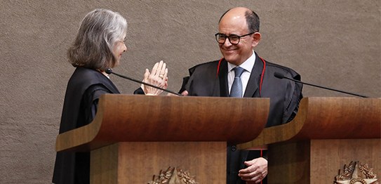 Foto: Alejandro Zambrana/Secom/TSE - Solenidade de Posse do Ministro Antonio Carlos Ferreira no ...