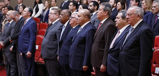 Foto: Alejandro Zambrana/Secom/TSE - Solenidade de Posse do Ministro Antonio Carlos Ferreira no ...