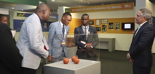 Foto: Ana Rodrigues/Secom/TSE - Delegação de Moçambique visita o TSE 16.04.2026