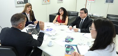 Foto: Antonio Augusto/Secom/TSE - Visita do ministro do Tribunal Eleitoral da Guatemala ao TSE - 13.11.2023