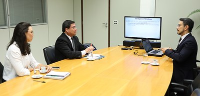 Foto: Antonio Augusto/Secom/TSE - Visita do ministro do Tribunal Eleitoral da Guatemala ao TSE -...