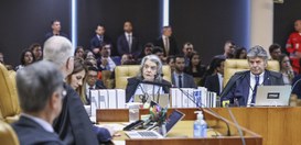 Foto: Antonio Augusto/STF  Ministra Cármen Lúcia faz homenagem no plenário do STF às mulheres da...