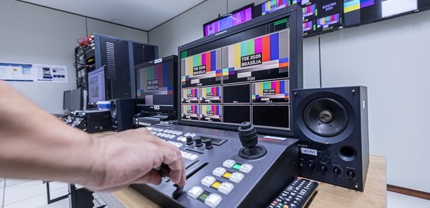 Foto: Leobark Rodrigues/Secom/TSE - Pool de Mídia das Eleições 2026 começa a funcionar nesta seg...