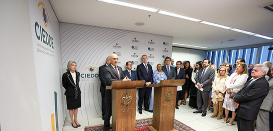 Foto: Luiz Roberto/Secom/TSE – Inauguração do CIEDDE TSE - 12.03.2024