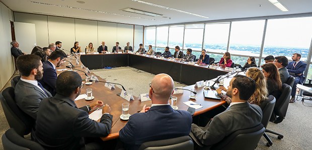 Foto: Luiz Roberto/Secom/TSE – Reunião do TSE com os partidos políticos  - 22.04.2024