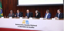 Foto: Luiz Roberto/Secom/TSE – Seminário Democracia, assedio eleitoral e liberdade - 30.04.2024