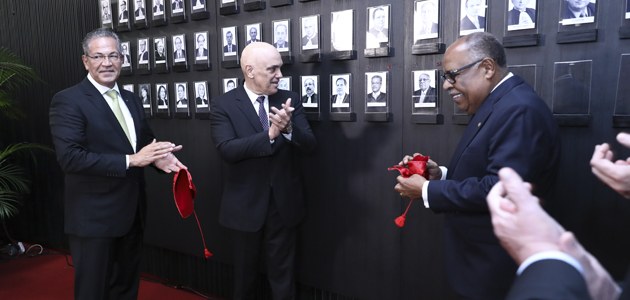 Foto: Luiz Roberto/Secom/TSE - Cerimônia de descerramento dos retratos dos ministros Mauro Campbell Marques e Benedito Gonçalves na galeria dos corregedores-gerais eleitorais - 21.05.2024 Foto: Luiz Roberto/Secom/TSE - Cerimônia de descerramento dos retratos dos ministros Mauro Campb...