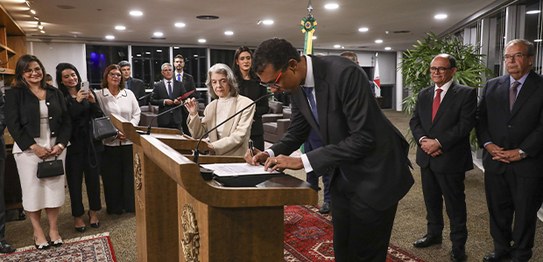 Foto: Luiz Roberto/Secom/TSE - Cerimonia de posse do ministro substituto Nauê Bernardo no TSE _ ...