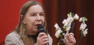 Foto: Luiz Roberto/Secom/TSE - Encontro “Democracia: substantivo feminino”. Lúcia Braga, preside...