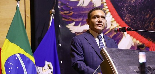 Foto: Luiz Roberto/Secom/TSE - Ministro Nunes Marques profere conferência no último dia do Fórum...