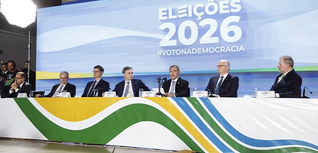 Foto: Luiz Roberto/Secom/TSE  Segunda coletiva do Min Kassio Nunes - 25.10.2026