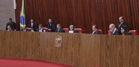 Foto: Luiz Roberto/Secom/TSE - Sessão plenária do TSE - 25.11.2025