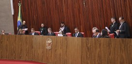 Foto: Luiz Roberto/Secom/TSE - Sessão plenária TSE 18.11.2025