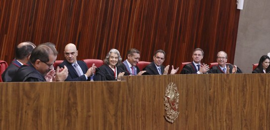 Foto: Luiz Roberto/Secom/TSE - Solenidade de Posse do Ministro Ricardo Villas Bôas Cueva e eleiç...