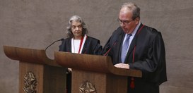 Foto: Luiz Roberto/Secom/TSE - Solenidade de Posse do Ministro Ricardo Villas Bôas Cueva e eleiç...