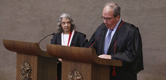 Foto: Luiz Roberto/Secom/TSE - Solenidade de Posse do Ministro Ricardo Villas Bôas Cueva e eleiç...