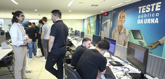Foto: Luiz Roberto/Secom/TSE - Teste publico segurança sistemas eleitorais -02.12.2025