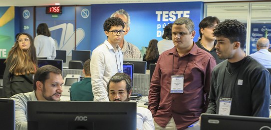 Foto: Luiz Roberto/Secom/TSE - Teste publico segurança sistemas eleitorais -02.12.2025