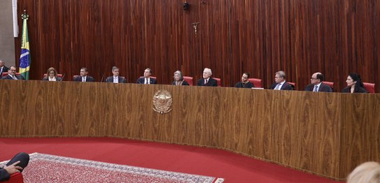 Foto: Luiz Roberto/TSE Solenidade pela posse dos Ministros Estela Aranha e Floriano Marques 05.0...