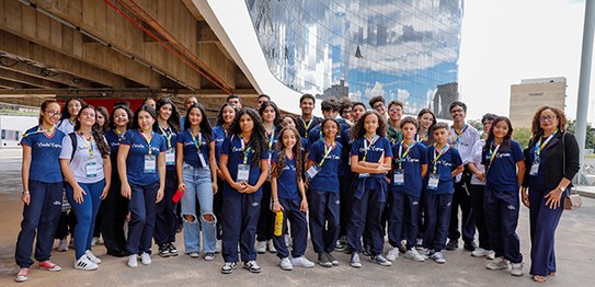 Foto: Luiz Roberto/TSE - Visita ao TSE de estudantes da escola Cepron de São Sebastião/DF - 20.0...
