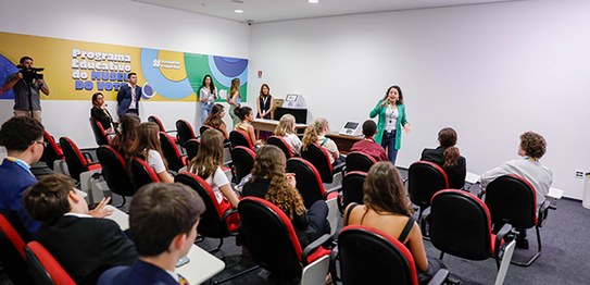 Foto: Luiz Roberto/TSE Visita de estudantes de SP ao TSE 02.04.2025