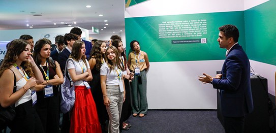 Foto: Luiz Roberto/TSE Visita de estudantes de SP ao TSE 02.04.2025
