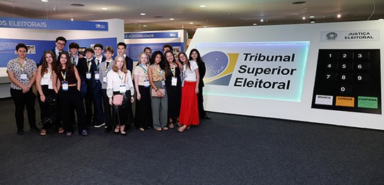 Foto: Luiz Roberto/TSE Visita de estudantes de SP ao TSE 02.04.2025