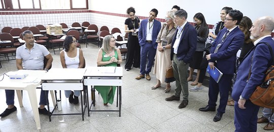 Foto: Nelson Jr/TSE - Programa de convidados internacionais 2º turno das eleições - 25.10.2026 