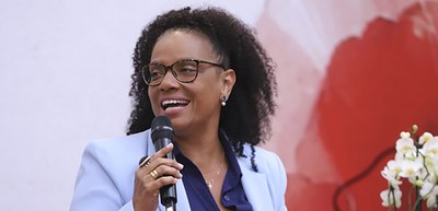 Foto: Reila Silva/Secom/TSE - Encontro "Democracia: substantivo feminino". Flávia Oliveira, Jorn...