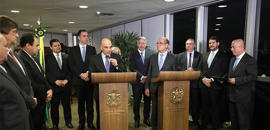 Gilmar Mendes e Antonio Carlos Ferreira tomam posse no TSE - 13.06.2023 - Foto: Antonio Augusto/...