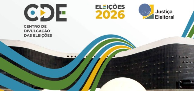 Identidade visual do CDE 2026. Arte: Secom/TSE