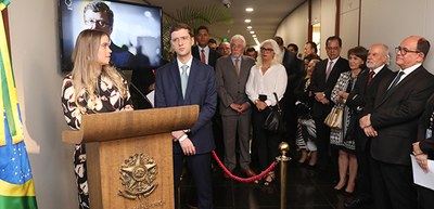 Inauguração da sala de audiências ministro Paulo de Tarso Sanseverino - Foto: Antonio Augusto/Se...