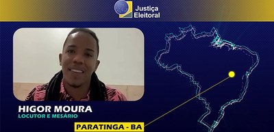 imagem de Higor Moura, mesário voluntário da Justiça Eleitoral 