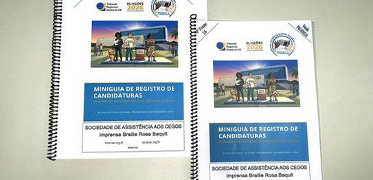 JE pelo Brasil: TRE-CE lança guia em Braille para ampliar acessibilidade no registro de candidat...
