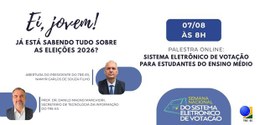 JE pelo Brasil: TRE-ES promove palestra sobre o sistema eletrônico de votação nesta sexta (7) - ...