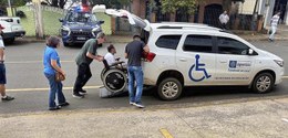 transporte gratuito atende eleitoras e eleitores com deficiência