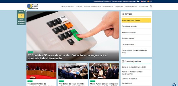 Justiça Eleitoral conclui atualização tecnológica dos portais - 30.04.2026