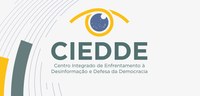 Logo Centro Integrado de Enfrentamento à Desinformação e Defesa da Democracia