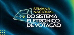 Logo da Semana Nacional do Sistema Eletrônico de Votação