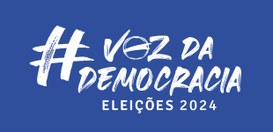 Logo eleições 2024 - Azul