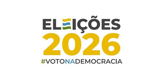 Logo Eleições 2026 atualizada