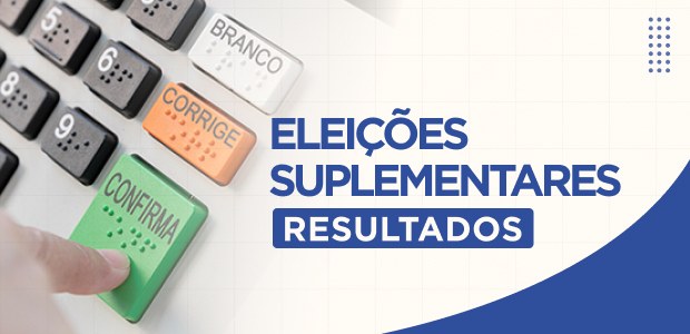 Logo Eleições Suplementares Resultados Logo Eleições Suplementares Resultados