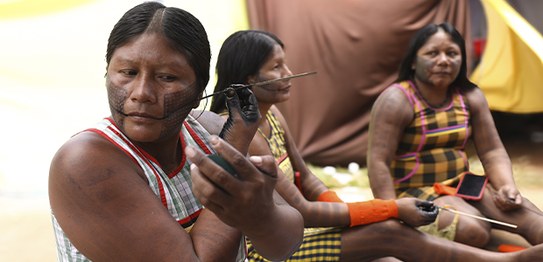 Maioria do eleitorado autodeclarado indígena é feminino: 52% são mulheres. Foto: Luiz Roberto/TS...