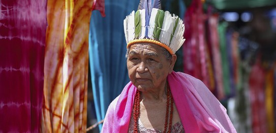 Maioria do eleitorado autodeclarado indígena é feminino: 52% são mulheres. Foto: Luiz Roberto/TS...