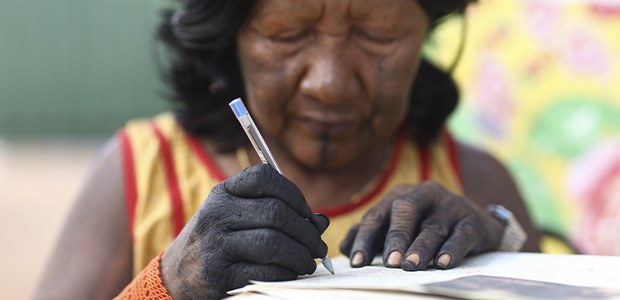 Maioria do eleitorado autodeclarado indígena é feminino: 52% são mulheres. Foto: Luiz Roberto/TS...