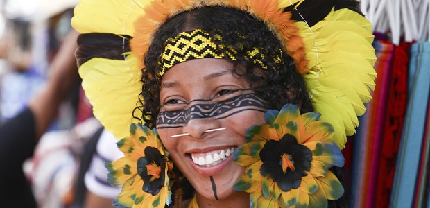 Maioria do eleitorado autodeclarado indígena é feminino: 52% são mulheres. Foto: Luiz Roberto/TS...