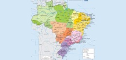 Mapa do Brasil político