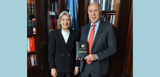 Ministra Cármen Lúcia reúne-se com a vice-presidente do Conselho da Magistratura do Poder Judici...